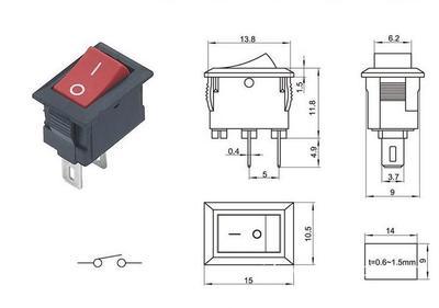 【『特價促銷』橢圓方形 一二三檔多腳 帶燈防水 船形翹板蹺板開關】價格,廠家,圖片,電工開關,深圳市龍崗區中意電子商行-